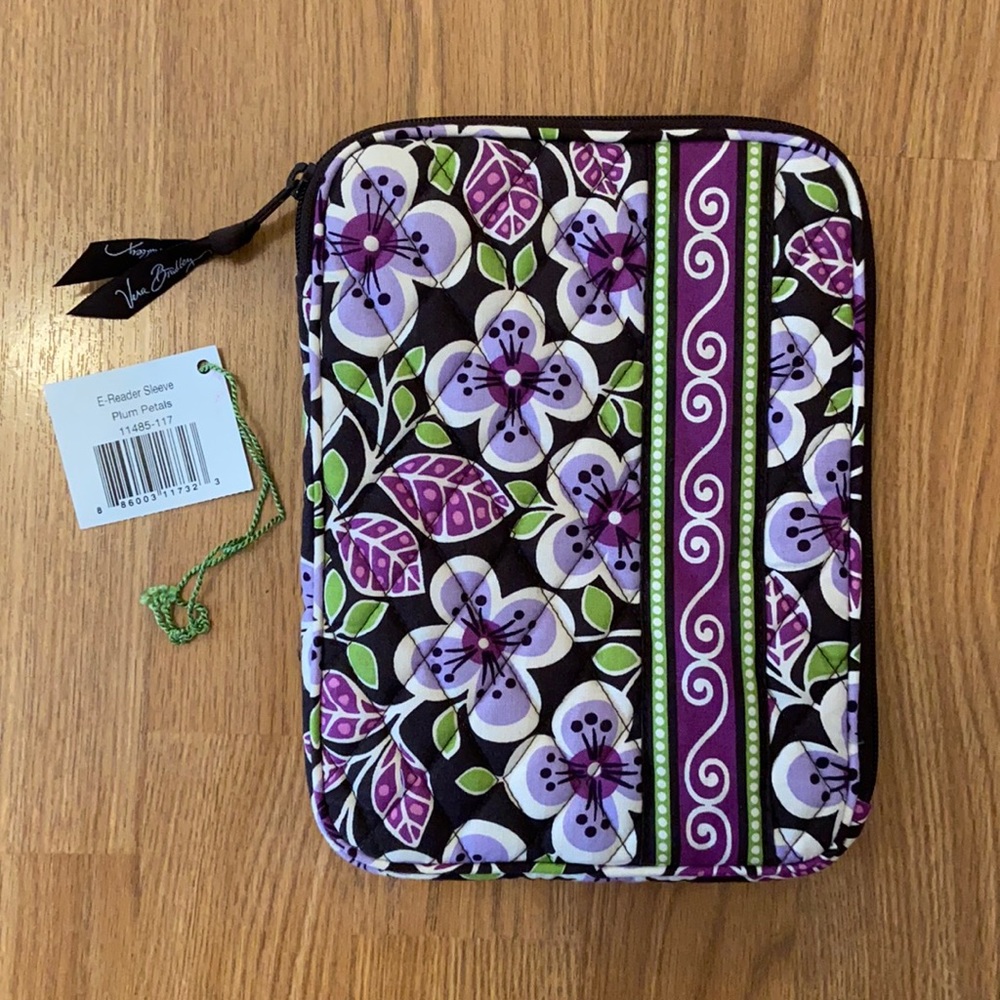 Vera Bradley E Reader Sleeve Plum Petals